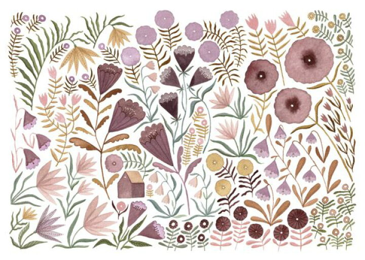 楽天市場 花 イラスト キッズ こども部屋 ピンク 紫 パープルの壁紙 輸入 カスタム壁紙 Photowall Blumenmeer Vii 貼ってはがせるフリース壁紙 不織布 海外取り寄せのため1カ月程度でお届け 代引き 後払い不可 壁紙 屋本舗 カベガミヤホンポ