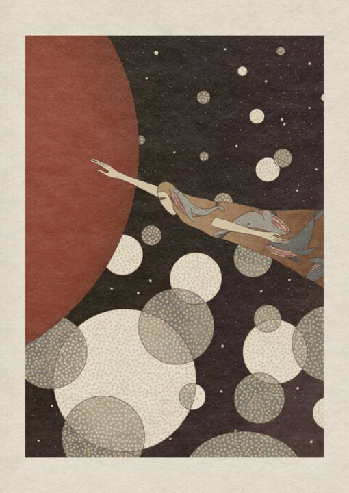 楽天市場 イラスト アート 太陽 宇宙 クジラの壁紙 輸入 カスタム壁紙 Photowall Sundive 貼ってはがせるフリース壁紙 不織布 海外取り寄せのため1カ月程度でお届け 代引き 後払い不可 壁紙屋本舗 カベガミヤホンポ