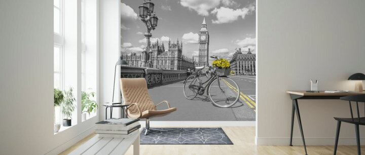 楽天市場 ロンドン ビッグベン 橋 自転車の壁紙 輸入 カスタム壁紙 Photowall London 貼ってはがせるフリース 壁紙 不織布 海外取り寄せのため1カ月程度でお届け 代引き 後払い不可 壁紙屋本舗 カベガミヤホンポ