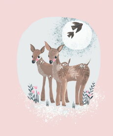 楽天市場 鹿 イラスト かわいい 壁紙 装飾フィルム インテリア 寝具 収納 の通販