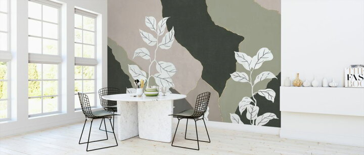 楽天市場 抽象画 植物 緑 グリーン 深緑の壁紙 輸入 カスタム壁紙 Photowall Fragments And Vegetation Green 貼ってはがせるフリース壁紙 不織布 海外取り寄せのため1カ月程度でお届け 代引き 後払い不可 壁紙 屋本舗 カベガミヤホンポ