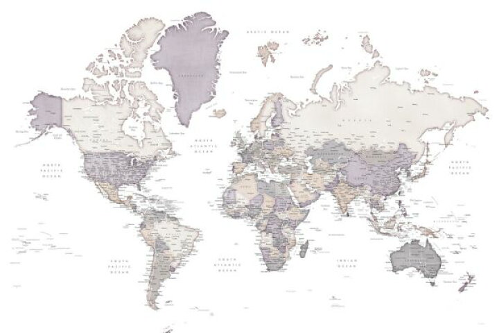 楽天市場 世界地図 ワールドマップの壁紙 輸入 カスタム壁紙 Photowall World Map With Cities 256 貼ってはがせるフリース壁紙 不織布 海外取り寄せのため1カ月程度でお届け 代引き 後払い不可 壁紙屋本舗 カベガミヤホンポ