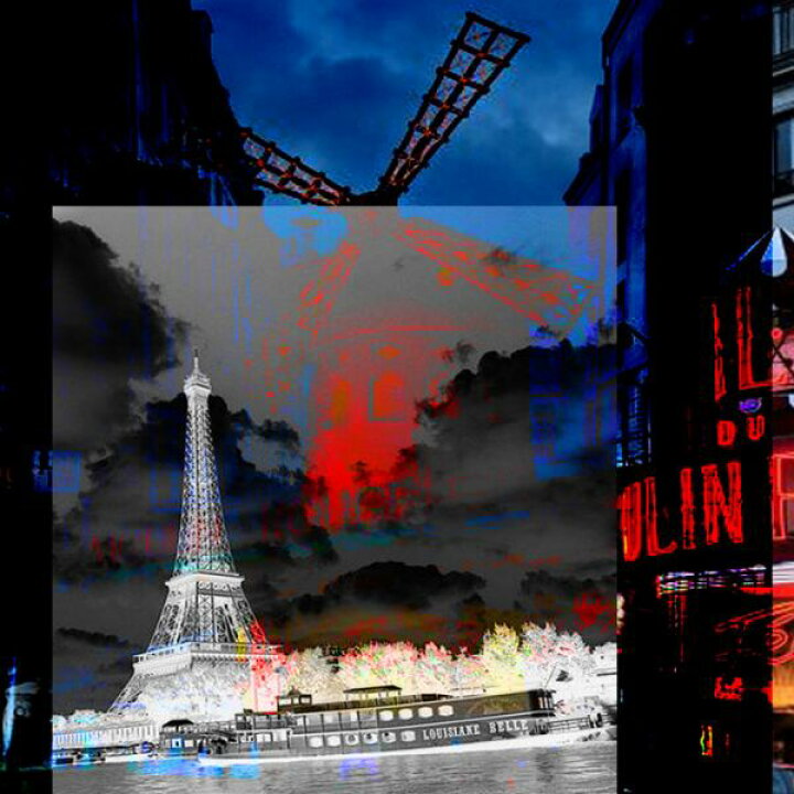 楽天市場 パリ エッフェル塔 コラージュの壁紙 輸入 カスタム壁紙 Photowall Paris Moulin Rouge E 貼ってはがせるフリース壁紙 不織布 海外取り寄せのため1カ月程度でお届け 代引き 後払い不可 壁紙屋本舗 カベガミヤホンポ