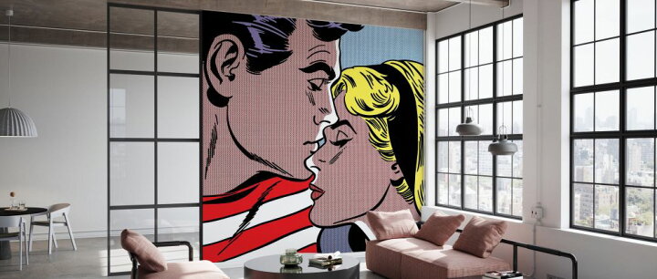 楽天市場 アメコミ ポップアートの壁紙 輸入 カスタム壁紙 Photowall Love Me Tender 2 貼ってはがせるフリース壁紙 不織布 海外取り寄せのため1カ月程度でお届け 代引き 後払い不可 壁紙屋本舗 カベガミヤホンポ