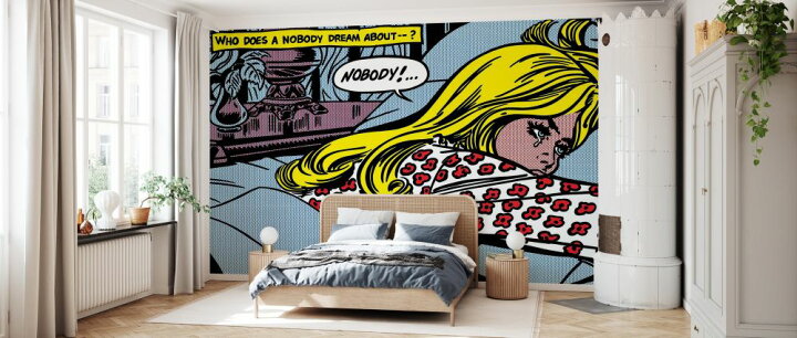 楽天市場 アメコミ ポップアート 涙 女性の壁紙 輸入 カスタム壁紙 Photowall Nobody 286 貼ってはがせるフリース 壁紙 不織布 海外取り寄せのため1カ月程度でお届け 代引き 後払い不可 壁紙屋本舗 カベガミヤホンポ