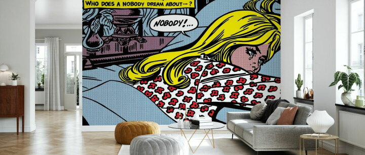 楽天市場 アメコミ ポップアート 涙 女性の壁紙 輸入 カスタム壁紙 Photowall Nobody 286 貼ってはがせるフリース 壁紙 不織布 海外取り寄せのため1カ月程度でお届け 代引き 後払い不可 壁紙屋本舗 カベガミヤホンポ