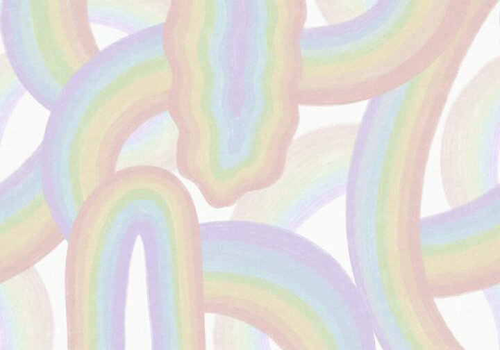 楽天市場 抽象画 レインボー パステルカラー カラフルの壁紙 輸入 カスタム壁紙 Photowall Into The Rainbows 貼ってはがせるフリース壁紙 不織布 海外取り寄せのため1カ月程度でお届け 代引き 後払い不可 壁紙 屋本舗 カベガミヤホンポ