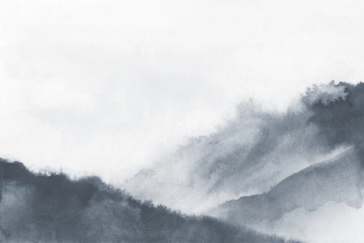 楽天市場 山 風景画 水彩画 灰色 グレーの壁紙 輸入 カスタム壁紙 Photowall Misty Mountains Gray 貼ってはがせるフリース壁紙 不織布 海外取り寄せのため1カ月程度でお届け 代引き 後払い不可 壁紙 屋本舗 カベガミヤホンポ