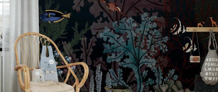 楽天市場 海 海中 魚 イラスト サンゴ アンティーク 黒 ブラックの壁紙 輸入 カスタム壁紙 Photowall Black Dragon At Beach 貼ってはがせるフリース壁紙 不織布 海外取寄せ商品 代引き 後払い不可 壁紙屋本舗 カベガミヤホンポ