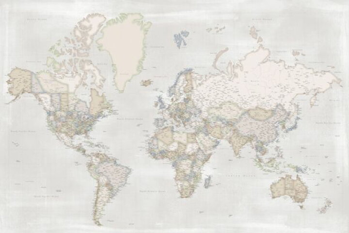 楽天市場 世界地図 マップ 色分けの壁紙 輸入 カスタム壁紙 Photowall World Map With Cities Xxxv 貼ってはがせるフリース壁紙 不織布 海外取寄せ商品 代引き 後払い不可 壁紙屋本舗 カベガミヤホンポ