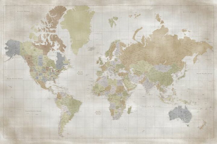 楽天市場 世界地図 マップ ベージュの壁紙 輸入 カスタム壁紙 Photowall World Map With Cities Xlvii 312 貼ってはがせるフリース壁紙 不織布 海外取寄せ商品 代引き 後払い不可 壁紙屋本舗 カベガミヤホンポ