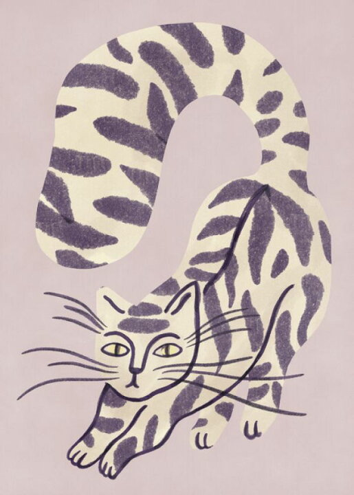 楽天市場 猫 ネコ トラ猫 イラストの壁紙 輸入 カスタム壁紙 Photowall Purple Cat 貼ってはがせるフリース壁紙 不織布 海外取寄せ商品 代引き 後払い不可 壁紙屋本舗 カベガミヤホンポ 楽天市場 猫 ネコ トラ猫 イラストの壁紙 輸入 カスタム壁紙 Photowall Purple Cat 貼ってはがせるフリース壁紙 不織布 海外取寄せ商品 代引き 後払い不可 壁紙屋本舗 カベガミヤホンポ