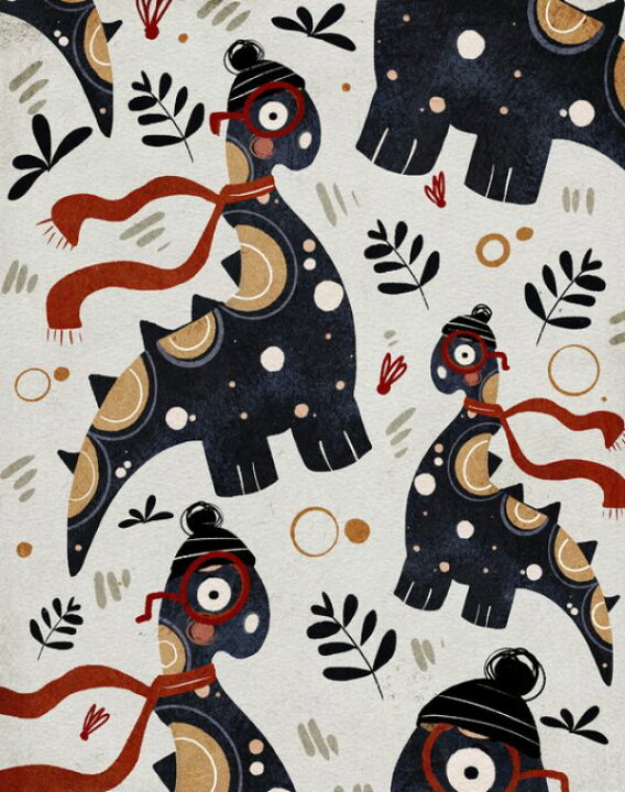楽天市場 恐竜 イラスト キッズ 子ども部屋の壁紙 輸入 カスタム壁紙 Photowall Dinos In The Winter 貼ってはがせるフリース壁紙 不織布 海外取寄せ商品 代引き 後払い不可 壁紙屋本舗 カベガミヤホンポ