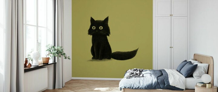 楽天市場 ネコ 猫 黒猫 イラスト 緑 グリーン キッズ 子ども部屋の壁紙 輸入 カスタム壁紙 Photowall Sitting Cat 307 貼ってはがせるフリース壁紙 不織布 海外取寄せ商品 代引き 後払い不可 壁紙屋本舗 カベガミヤホンポ 楽天市場 ネコ 猫 黒猫 イラスト 緑 グリーン キッズ 子ども部屋の壁紙 輸入 カスタム壁紙 Photowall Sitting Cat 307 貼ってはがせるフリース壁紙 不織布 海外取寄せ商品 代引き 後払い不可 壁紙屋本舗 カベガミヤホンポ