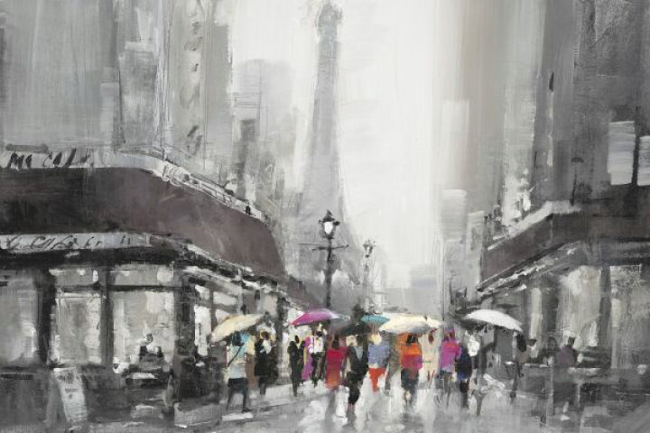 楽天市場 街 絵画 雨 傘の壁紙 輸入 カスタム壁紙 Photowall City Of Color 貼ってはがせるフリース壁紙 不織布 海外取寄せ商品 代引き 後払い不可 壁紙屋本舗 カベガミヤホンポ