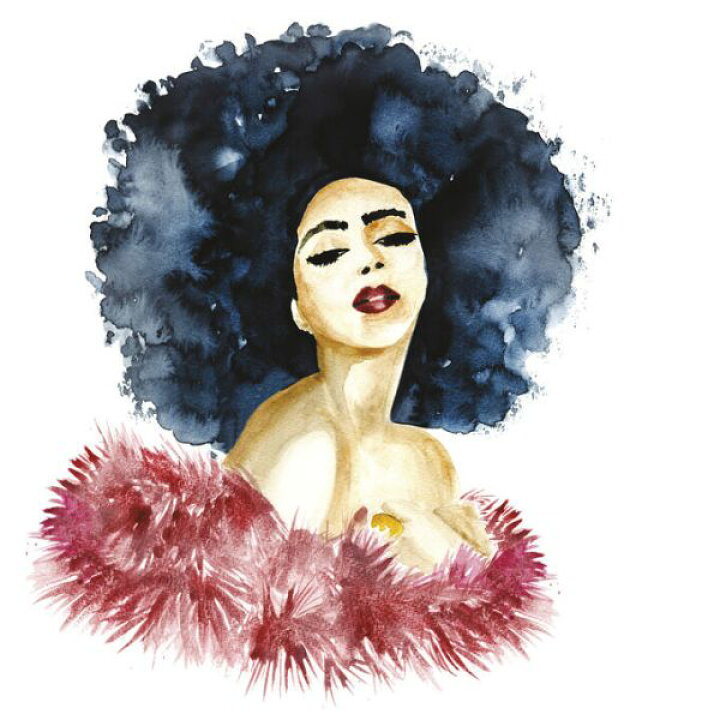 楽天市場 女性 アフロ イラストの壁紙 輸入 カスタム壁紙 Photowall In The Moment 貼ってはがせるフリース壁紙 不織布 海外取寄せ商品 代引き 後払い不可 壁紙屋本舗 カベガミヤホンポ