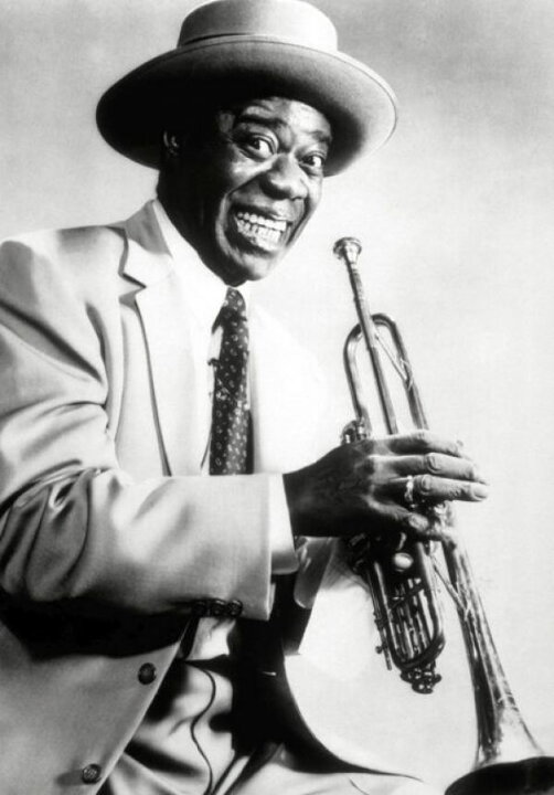 楽天市場 ルイ アームストロング トランペット 写真 モノクロ モノトーンの壁紙 輸入 カスタム壁紙 Photowall Louis Armstrong 貼ってはがせるフリース壁紙 不織布 海外取寄せ商品 代引き 後払い不可 壁紙 屋本舗 カベガミヤホンポ