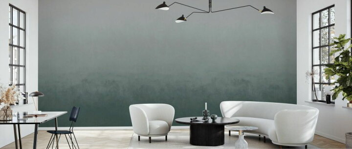 楽天市場 グラデーション 緑 グリーンの壁紙 輸入 カスタム壁紙 Photowall Tropical Gradient Green 貼ってはがせるフリース壁紙 不織布 海外取寄せ商品 代引き 後払い不可 壁紙屋本舗 カベガミヤホンポ