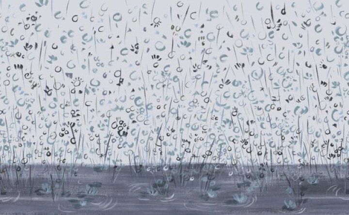 楽天市場 雨 イラストの壁紙 輸入 カスタム壁紙 Photowall At The Bay Blueberry 375 貼ってはがせるフリース壁紙 不織布 海外取寄せ商品 代引き 後払い不可 壁紙屋本舗 カベガミヤホンポ