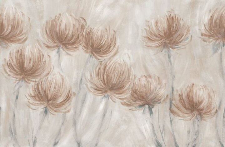 楽天市場 花 イラスト ピンクの壁紙 輸入 カスタム壁紙 Photowall Fluffy Flowers Clay And Apricot 385 貼ってはがせるフリース壁紙 不織布 海外取寄せ商品 代引き 後払い不可 壁紙屋本舗 カベガミヤホンポ