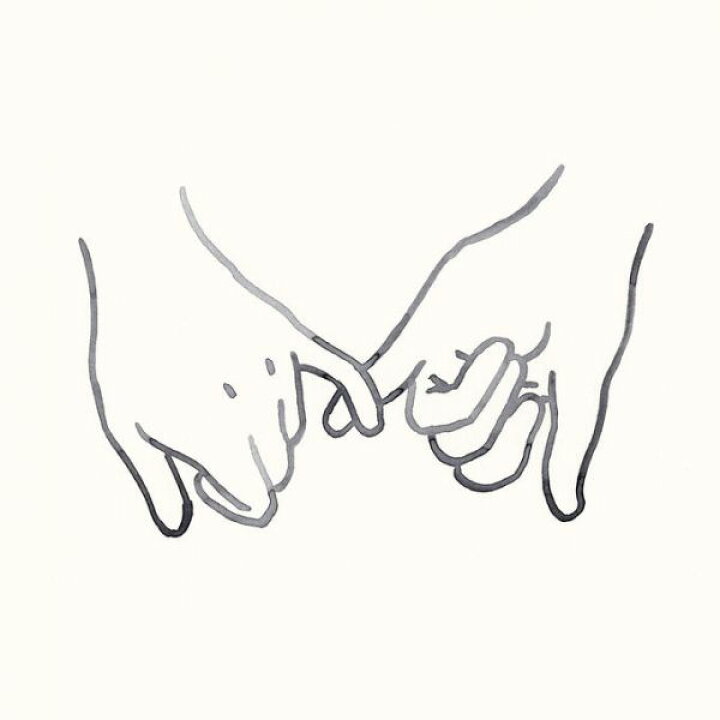 楽天市場 ラインアート イラスト 指切り 韓国インテリアの壁紙 輸入 カスタム壁紙 Photowall Pinky Promise Ii 貼ってはがせるフリース壁紙 不織布 海外取寄せ商品 代引き 後払い不可 壁紙屋本舗 カベガミヤホンポ
