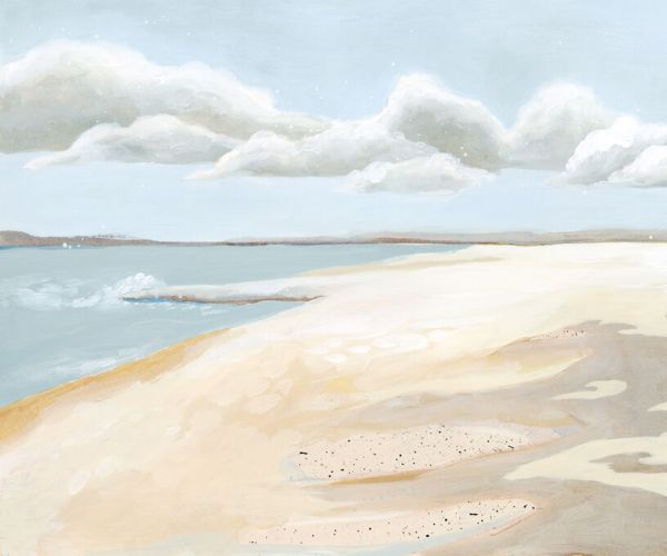 海 砂浜 ビーチ 空 風景画 絵画の壁紙 輸入 カスタム壁紙 PHOTOWALL / Sandy Getaway (e334830) 貼ってはがせるフリース壁紙(不織布) 【海外取寄せ商品】 【代引き・後払い不可】