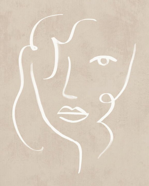 楽天市場 イラスト 顔 ピンク ベージュ 韓国インテリアの壁紙 輸入 カスタム壁紙 Photowall Curly Face Ii 貼ってはがせるフリース壁紙 不織布 海外取寄せ商品 代引き 後払い不可 壁紙屋本舗 カベガミヤホンポ