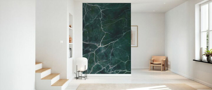 楽天市場 大理石 マーブル 緑 グリーン 深緑の壁紙 輸入 カスタム壁紙 Photowall Jade Marble Ii 貼ってはがせるフリース壁紙 不織布 海外取寄せ商品 代引き 後払い不可 壁紙屋本舗 カベガミヤホンポ