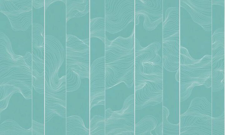 楽天市場 線 ライン グラフィック 緑 ミントグリーンの壁紙 輸入 カスタム壁紙 Photowall Illuminated Lines Curved Tiffany E 貼ってはがせるフリース壁紙 不織布 海外取寄せ商品 代引き 後払い不可 壁紙 屋本舗 カベガミヤホンポ