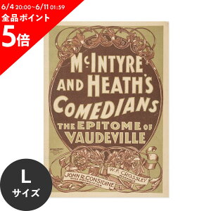 1030l20OFFN[| ŉx\͂ A[g|X^[ OK ̂t Hattan Art Poster nb^A[g|X^[ McIntyre and Heathfs Comedians the epitome of vaudeville / HP-00118 LTCY(64