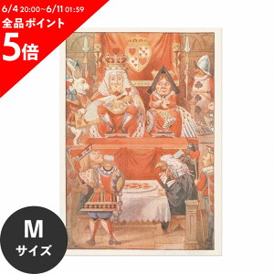 1030l20OFFN[| ŉx\͂ A[g|X^[ OK ̂t Hattan Art Poster nb^A[g|X^[ The King and Queen of Hearts were seated on their throne / HP-00290 MTCY(45cm