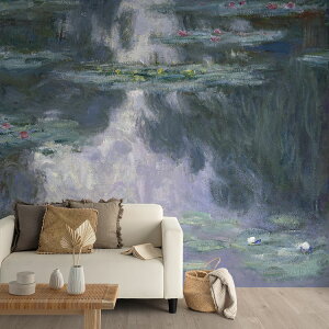 【全品対象クーポン配布中】 睡蓮の壁紙 サイズオーダー壁紙 フリース壁紙(のりなし)西洋画 モネ Water Lilies (Nymph?as) NSO-S00003
