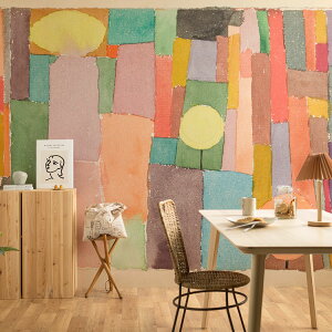 【全品対象クーポン配布中】 抽象画の壁紙 サイズオーダー壁紙 フリース壁紙(のりなし)西洋画 パウル・クレー In the Kairouan Style, Transposed in a Moderate Way NSO-S00034