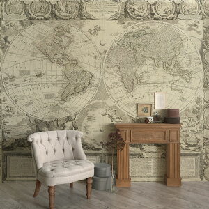 【全品対象クーポン配布中】 静物画 花の壁紙 サイズオーダー ミューラル壁紙 フリース壁紙(のりなし) 西洋画 Le Globe Terrestre NSO-S00067