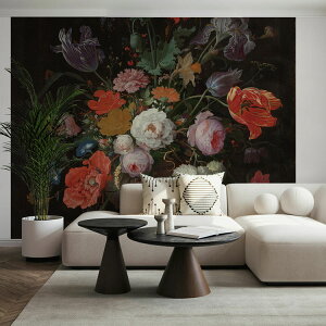 ySiΏۃN[|zzz En}̕ǎ TCYI[_[ ~[ǎ t[XǎîȂj m Abraham Mignon Still Life with Flowers and a Watch NSO-S00069