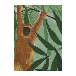 【全品対象クーポン配布中】 【サンプル専用】サイズオーダー壁紙 フリース壁紙(のりなし)サンプル 西洋画 アンリ・ルソー tropical forest with monkeys NSO-S00014 サンプル