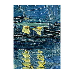 【全品対象クーポン配布中】 【サンプル専用】サイズオーダー壁紙 フリース壁紙(のりなし)サンプル 西洋画 ゴッホ Starry Night Over the Rhone NSO-S00026 サンプル