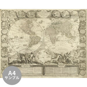 【全品対象クーポン配布中】 【サンプル専用】サイズオーダー ミューラル壁紙 フリース壁紙(のりなし)サンプル 西洋画 Le Globe Terrestre NSO-S00067