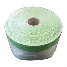 養生 マスカ—テープ 布マスカー テープ付き養生シート 550mm×25m 1巻