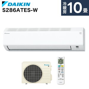 �_�C�L��(DAIKIN) �G�A�R�� 10���p �_�C�L�� E�V���[�Y S286ATES-W �z���C�g�n �z���̂�/�ݒu�H���Ȃ�