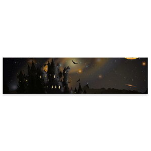 �A�[�g�p�l�� ���C�h�T�C�Y widesize ���� �G �G�� ���� 1200mmx300mm �t�H�g �Ǌ|�� �ؘg �C���e���A ������� �A�[�g �n���E�B���@����@���@Halloween�@025872