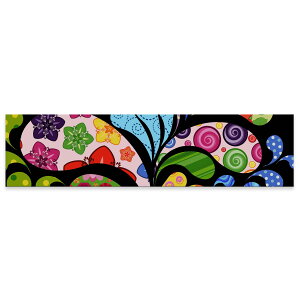 �A�[�g�p�l�� ���C�h�T�C�Y widesize ���� �G �G�� ���� 1200mmx300mm �t�H�g �Ǌ|�� �ؘg �C���e���A ������� �A�[�g �ԁ@�@�͗l�@�J���t���@007673