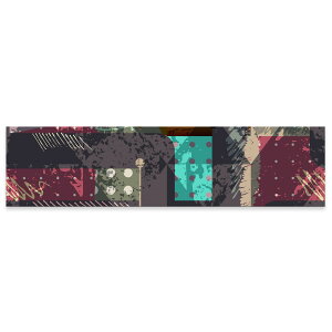 アートパネル ワイドサイズ widesize 横長 絵 絵画 飾り 1200mmx300mm フォト 壁掛け 木枠 インテリア おしゃれ アート 模様 カラフル 水玉 008660