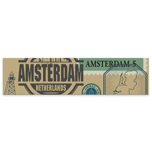 アートパネル ワイドサイズ widesize 横長 絵 絵画 飾り 1200mmx300mm フォト 壁掛け 木枠 インテリア おしゃれ アート 外国 切手 ハンコ 009961