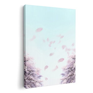 アートパネル 絵 絵画 飾り 選べるサイズ 594×841mm A1 モダン 玄関 写真 フォト インテリア おしゃれ 000123 桜 花道 春