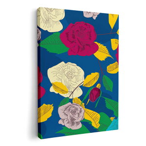 アートパネル 絵 絵画 飾り 選べるサイズ 594×841mm A1 モダン 玄関 写真 フォト インテリア おしゃれ 003578 花 フラワー カラフル