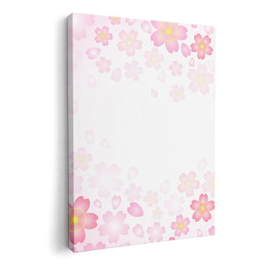 アートパネル 絵 絵画 飾り 選べるサイズ 594×841mm A1 モダン 玄関 写真 フォト インテリア おしゃれ 005307 桜 ピンク イラスト
