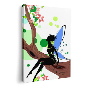 アートパネル 絵 絵画 飾り 選べるサイズ 594×841mm A1 モダン 玄関 写真 フォト インテリア おしゃれ 006292 人物 妖精 花 フラワー