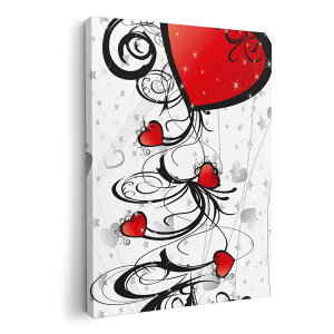 �A�[�g�p�l�� �G �G�� ���� �I�ׂ�T�C�Y 594×841mm A1 ���_�� ���� �ʐ^ �t�H�g �C���e���A ������� 008122 �n�[�g�@�ԁ@���b�h�@�͗l