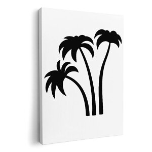 アートパネル 絵 絵画 飾り 選べるサイズ 594×841mm A1 モダン 玄関 写真 フォト インテリア おしゃれ 013939 ヤシの木 シルエット